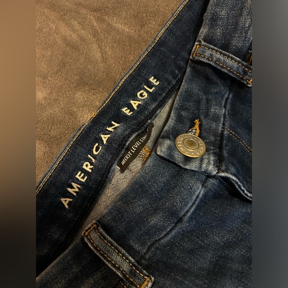 American Eagle Dark Wash Skinny Jeans - Picture 4 of 4